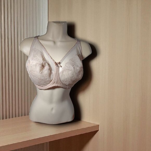 Wacoal Underwire Bra 34G Beige Nude Adjustable Straps Model 855186 - Picture 2 of 12